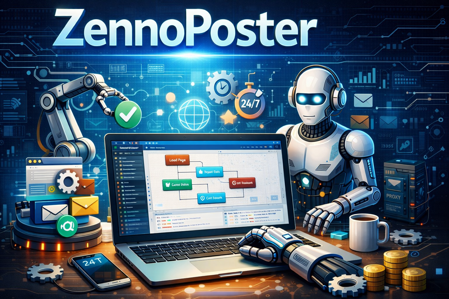 Індивідуальні мобільні проксі для ZennoPoster